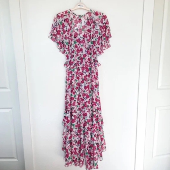 NWT MISA Los Angeles Katarina Maxi Dress in Peony Floral Ditsy - Medium - Picture 5 of 7